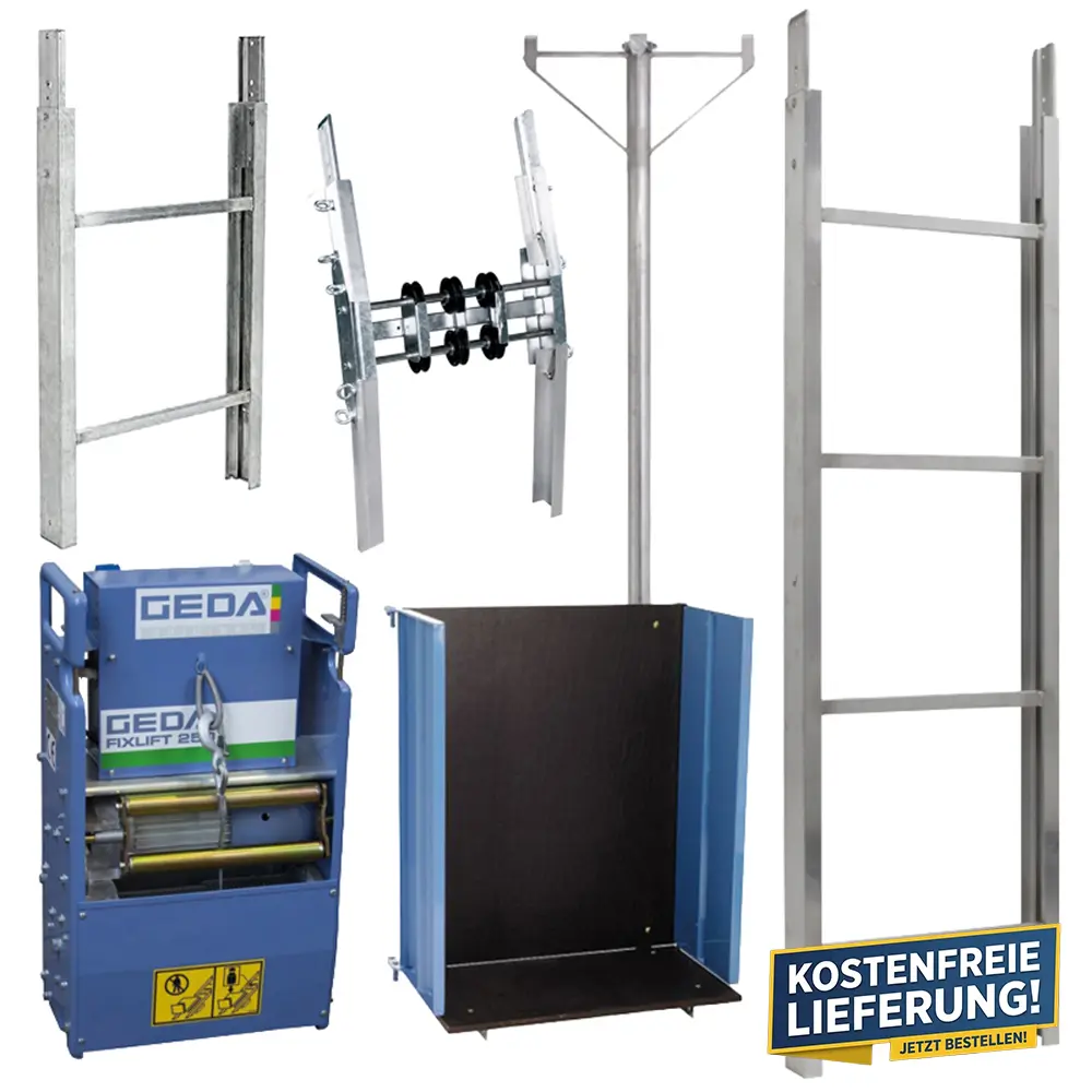 GEDA Fixlift 250 - 14,00 m - Komplett-Set
