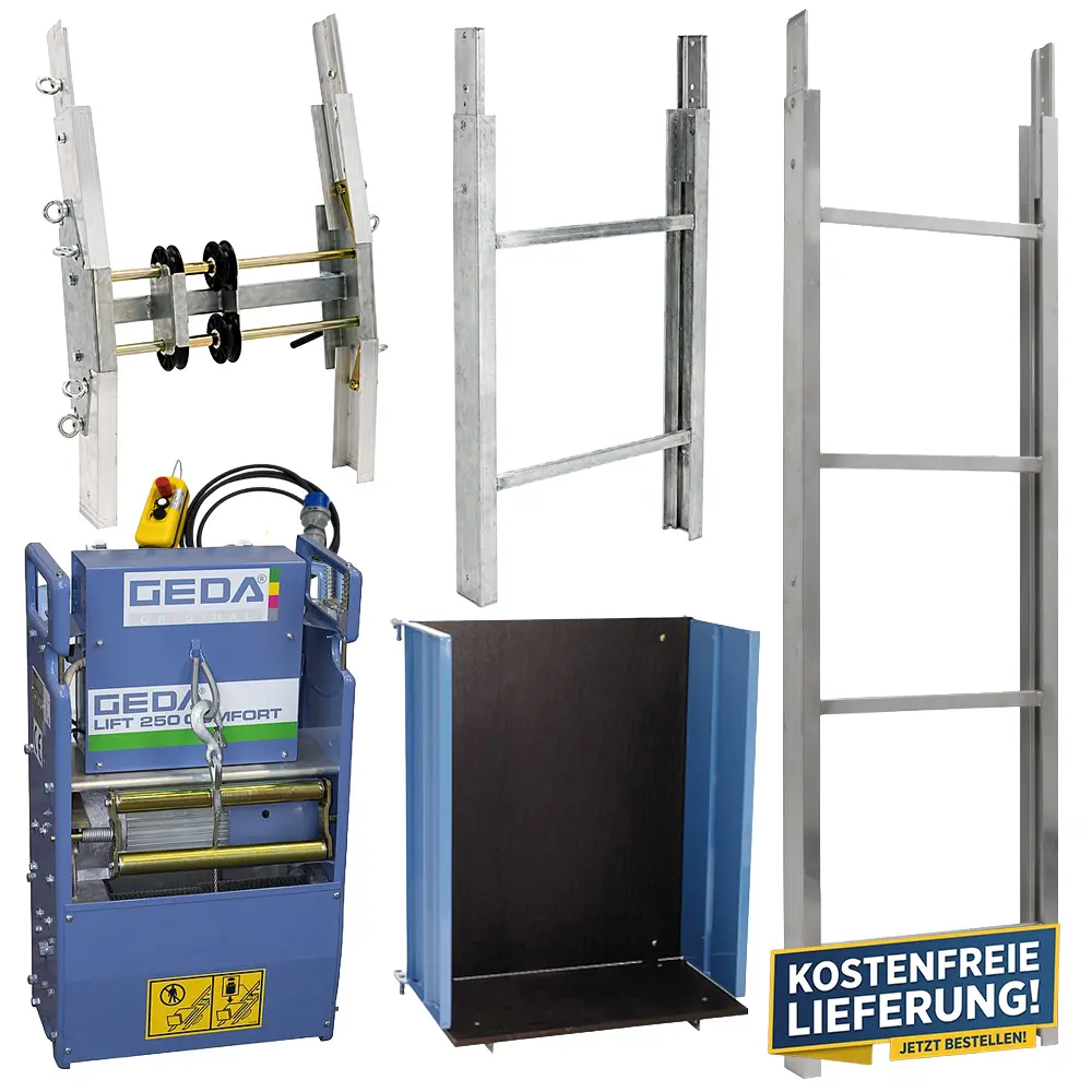 GEDA Lift 250 Comfort - 11,50 m - Komplett-Set